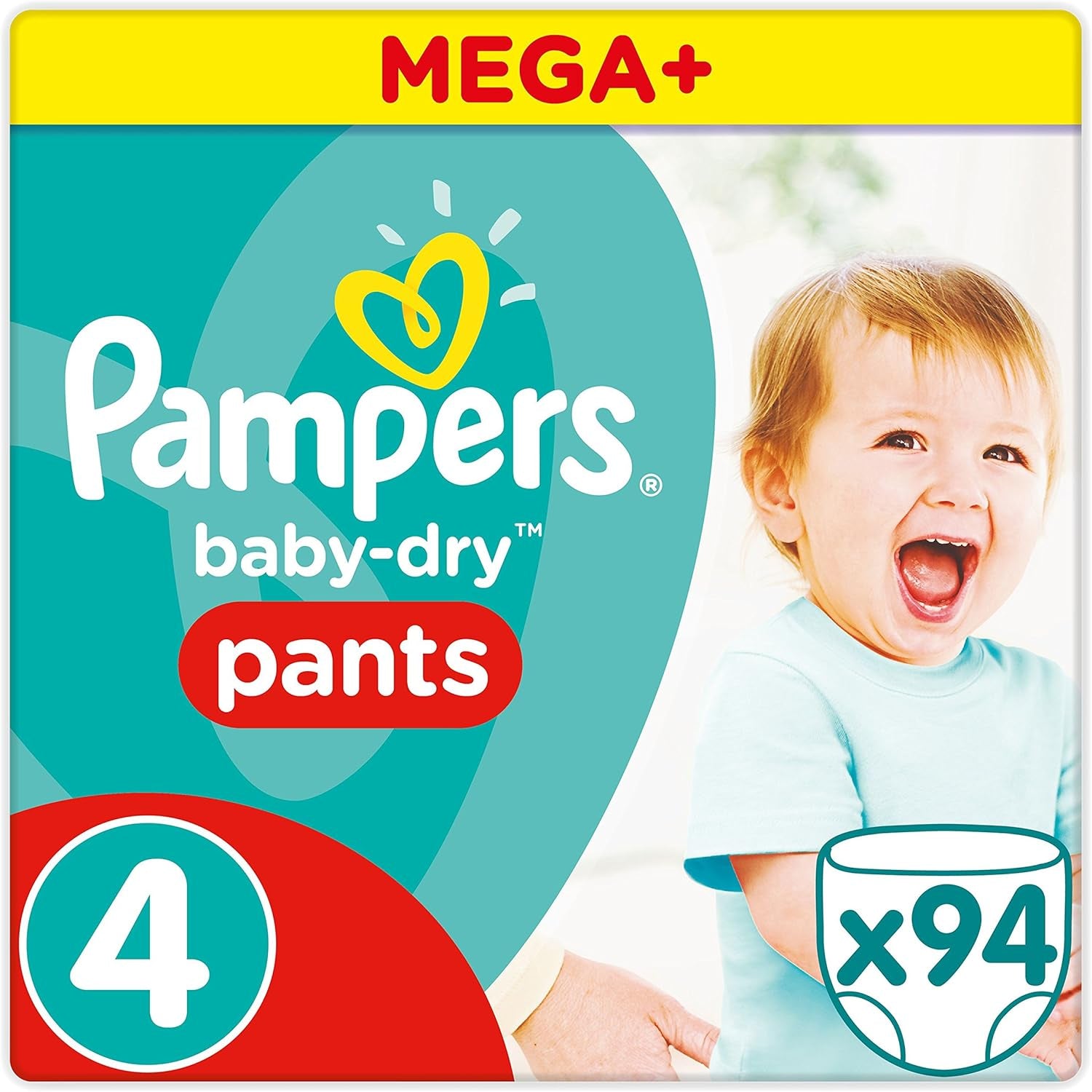 Pampers (régi verzió), bugyi, 4-es méret, 9 kg-15 kg, három csomag (1 x 88 pelenka)