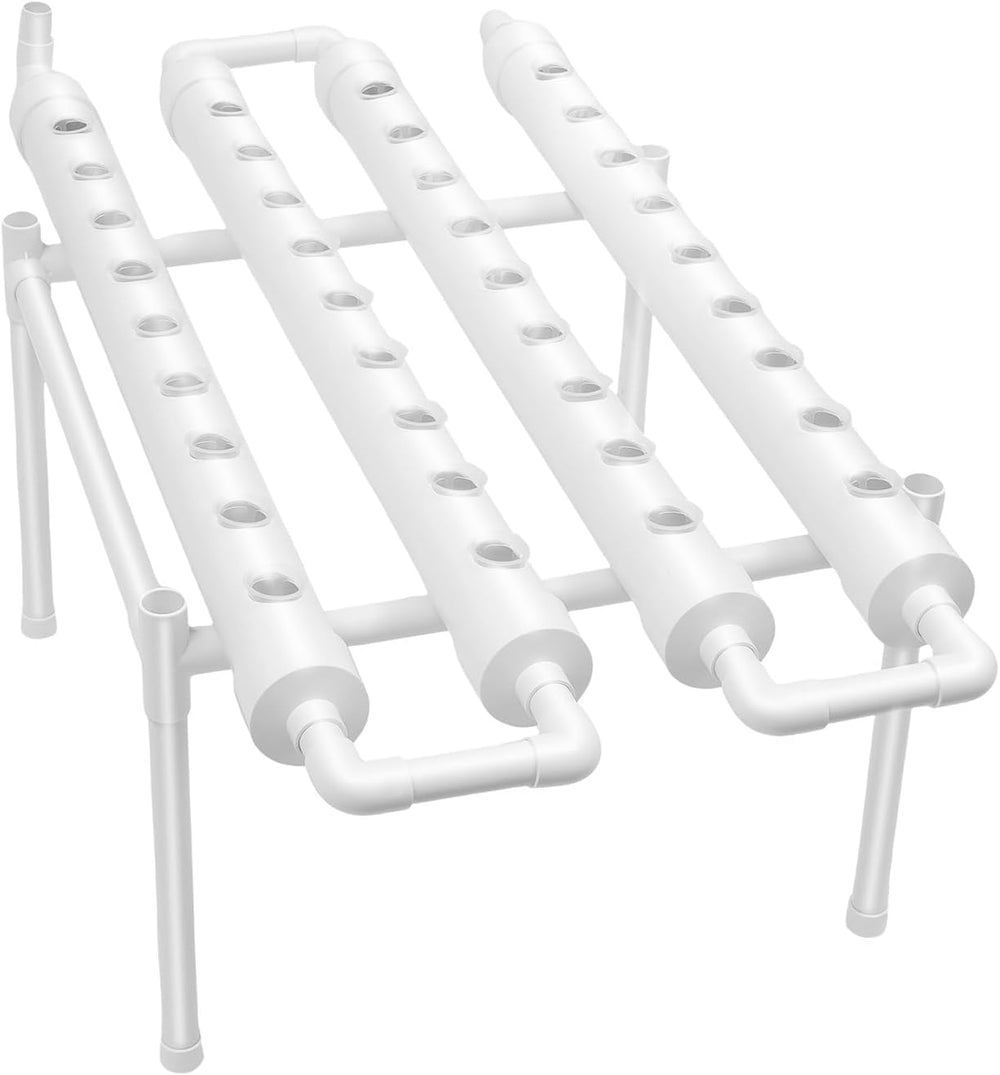 Hidroponikus függőleges 1 rétegű 36 pozíciós hidroponikus torony 3,5x4,5 cm-es hidroponikus kosár kerti függőleges termesztődoboz teljes készlet hidroponikus kísérlet