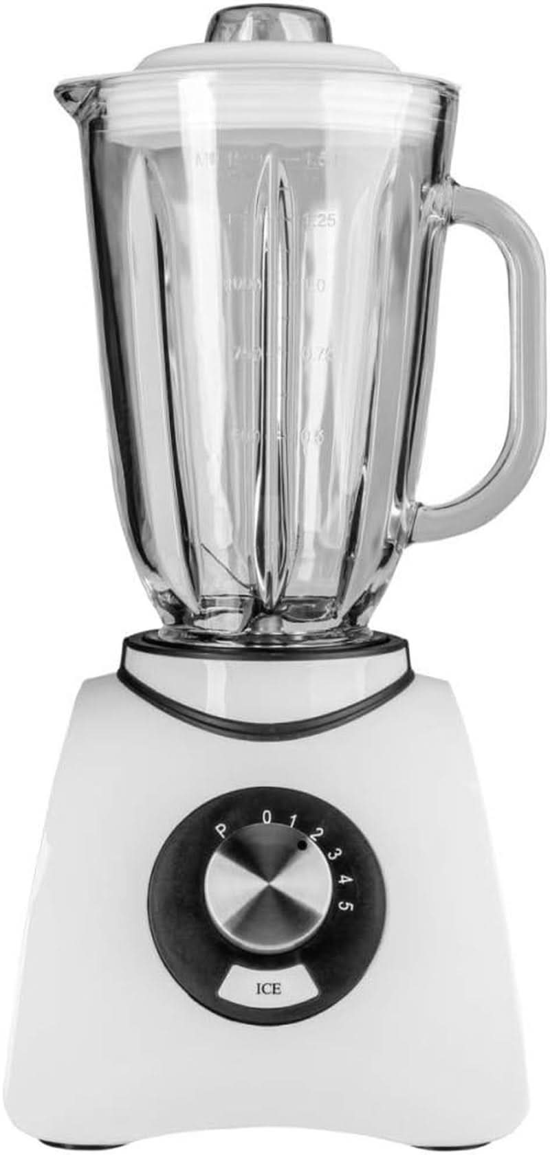 Gastroback 40898 Vital Basic, Mit Integrierter Ice-Crush Funktion, Leistungsstarker 600 Wattos motoros keverő, Kunststoff, 1,5 liter, Weiß Kitchen Naty Shop