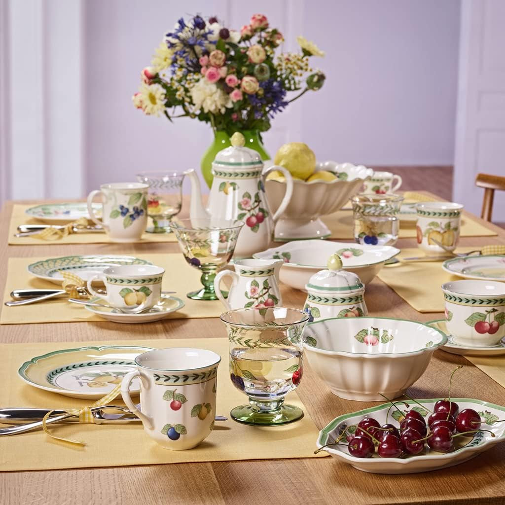 Villeroy & Boch French Garden Fleurence Cană de lapte, 250 ml, Porțelan Premium, Alb/Multicolor 1022810760 Mărime L (34-36)