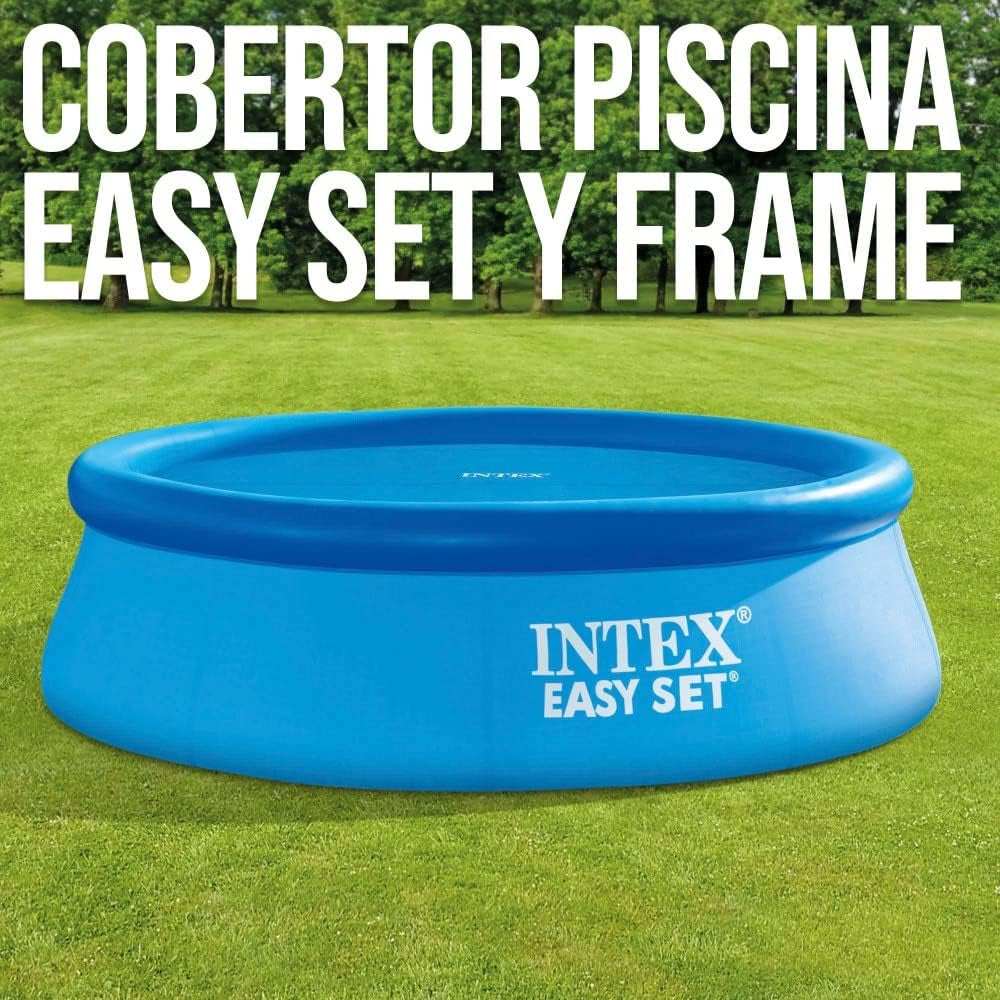 Intex 28014 - Szolárponyva, Hőszigetelt ponyva Easy Set/Frame kerek medencékhez, polietilén, kék, ⌀ 488 cm
