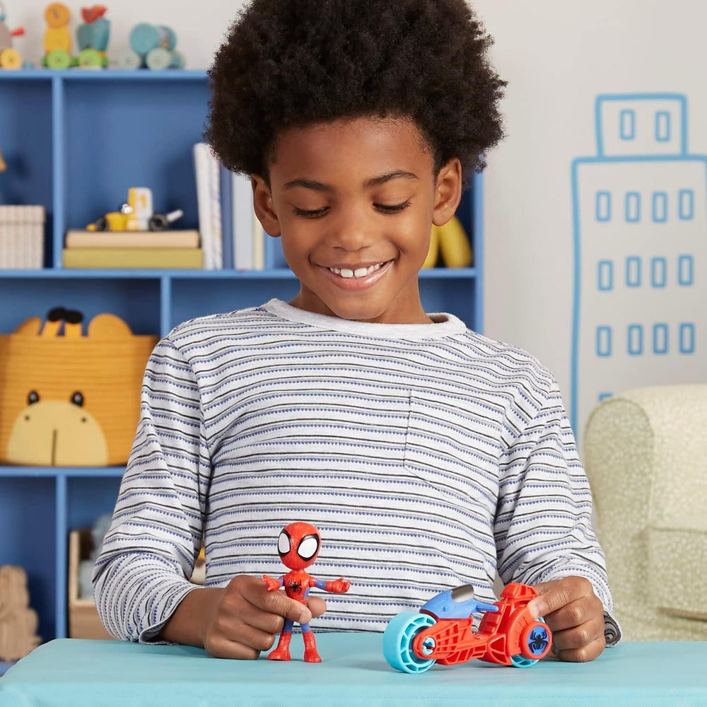 SPIDEY és CSODÁLATOS BARÁTAI Marvel Spidey motoros figurajáték fiúknak és lányoknak 3 éves kortól Akciófigurák Naty Shop