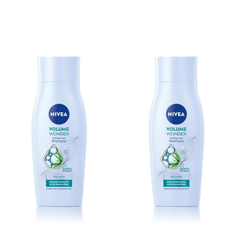 NIVEA Volume Wonder erősítő sampon, volumen sampon, 50 ml zuhany és fürdő Naty Shop 2 x 50 ml