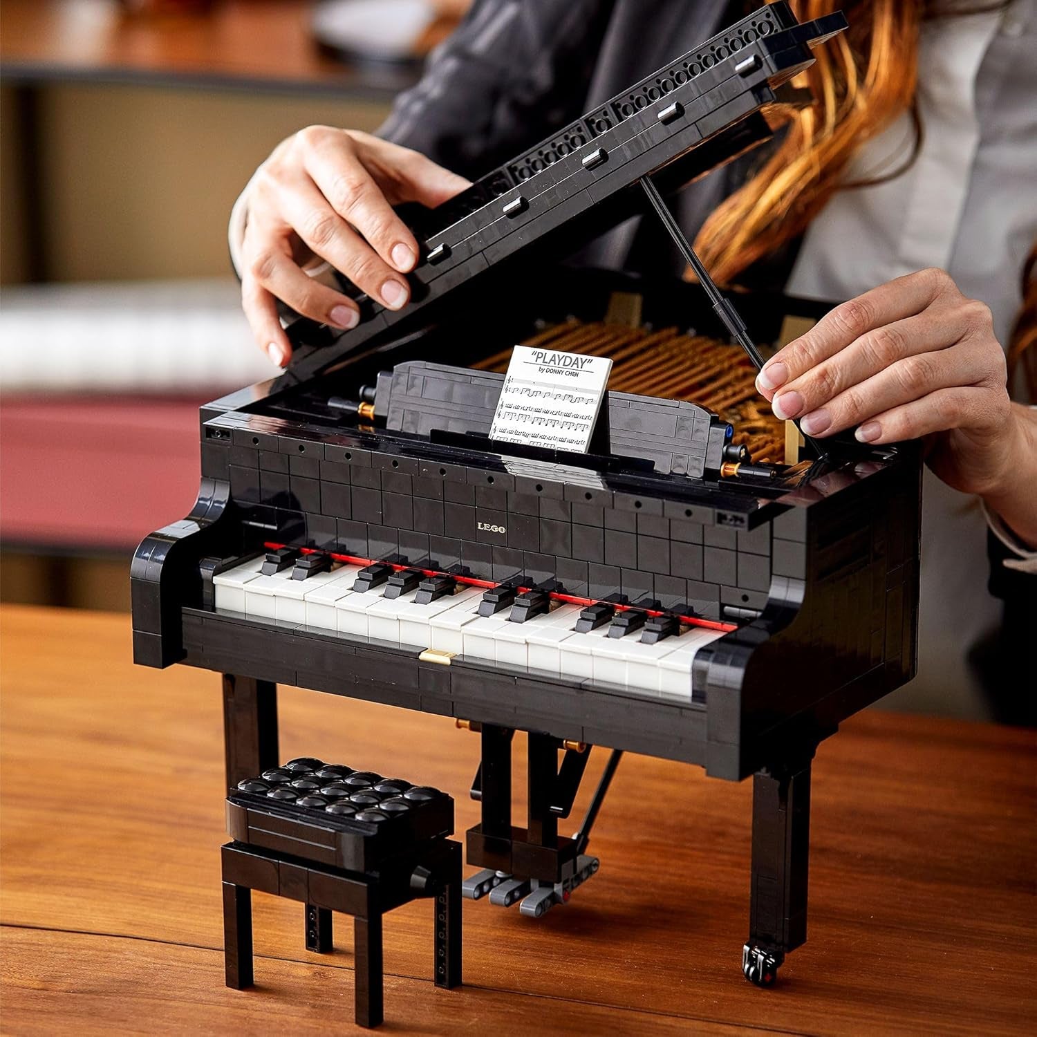 LEGO Ideas koncertszárny (21323); Bauset; Ihr eigener Konzertflügel; tolles Modellbauprojekt becsült Pianisten, Musiker, Musikliebhaber oder Bastler (3.662 Teile)