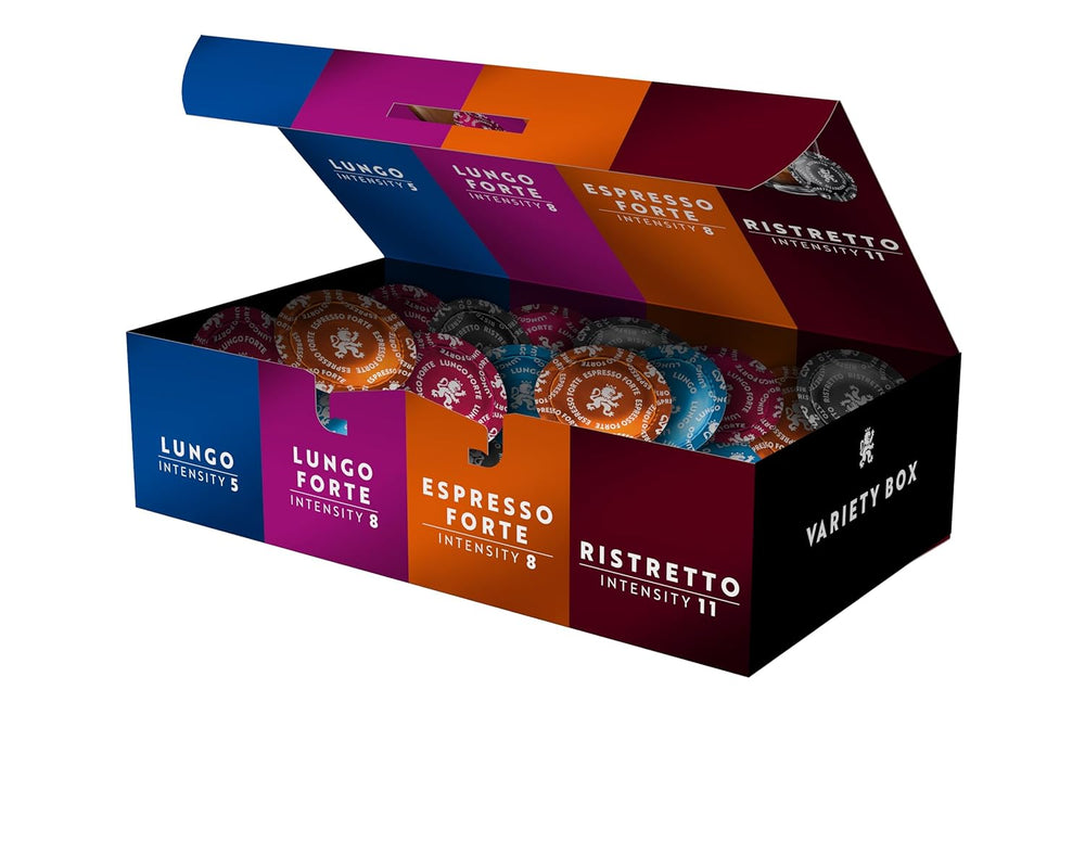 Café Royal Professional Pads, Variety Box, 40 Nespresso (R) Professional kompatible Pads für Office und Gastronomie, Rainforest Alliance zertifiziert, 100 Prozent Arabica Kaffee