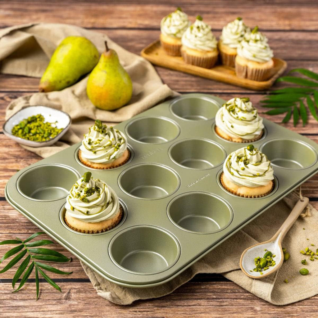 Zenker Muffinform Für 12 Stück – Ressourcenschonende Und Klimaneutrale Backform Für Muffins Und Cupcakes – 12Er Muffinblech Mit Veganer Antihaftbeschichtung Matrite si tavi pentru copt Naty Shop