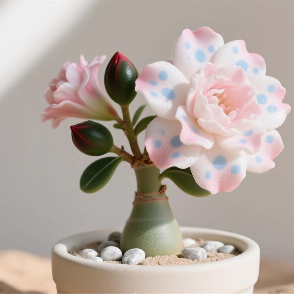 Winterhart pflanzen, Gift, Mysteriöse magische Glühbirne, Lebende Pflanzen, Mehrjährige Blumenzwiebel ist winterhart, Blumenzwiebel Mix-2Wüstenrose knollen-C