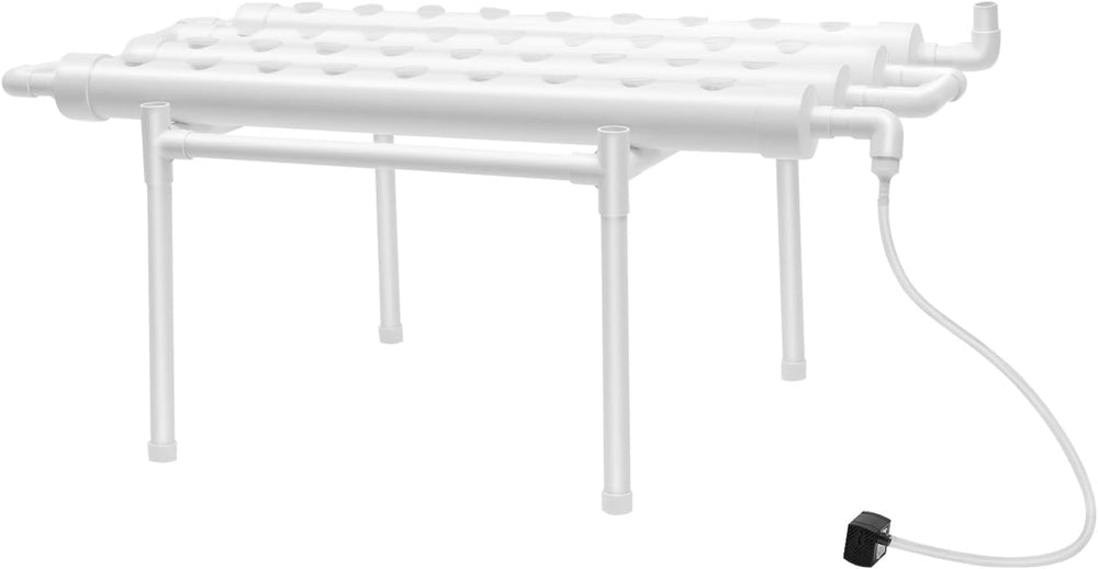 Hidroponikus függőleges 1 rétegű 36 pozíciós hidroponikus torony 3,5x4,5 cm-es hidroponikus kosár kerti függőleges termesztődoboz teljes készlet hidroponikus kísérlet