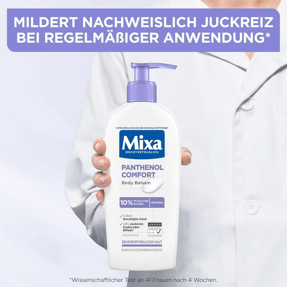 Mixa Panthenol testápoló, balzsam a viszketés enyhítésére és nyugtatására, 250 ml Kozmetikai és Szépségápolási Naty Shop