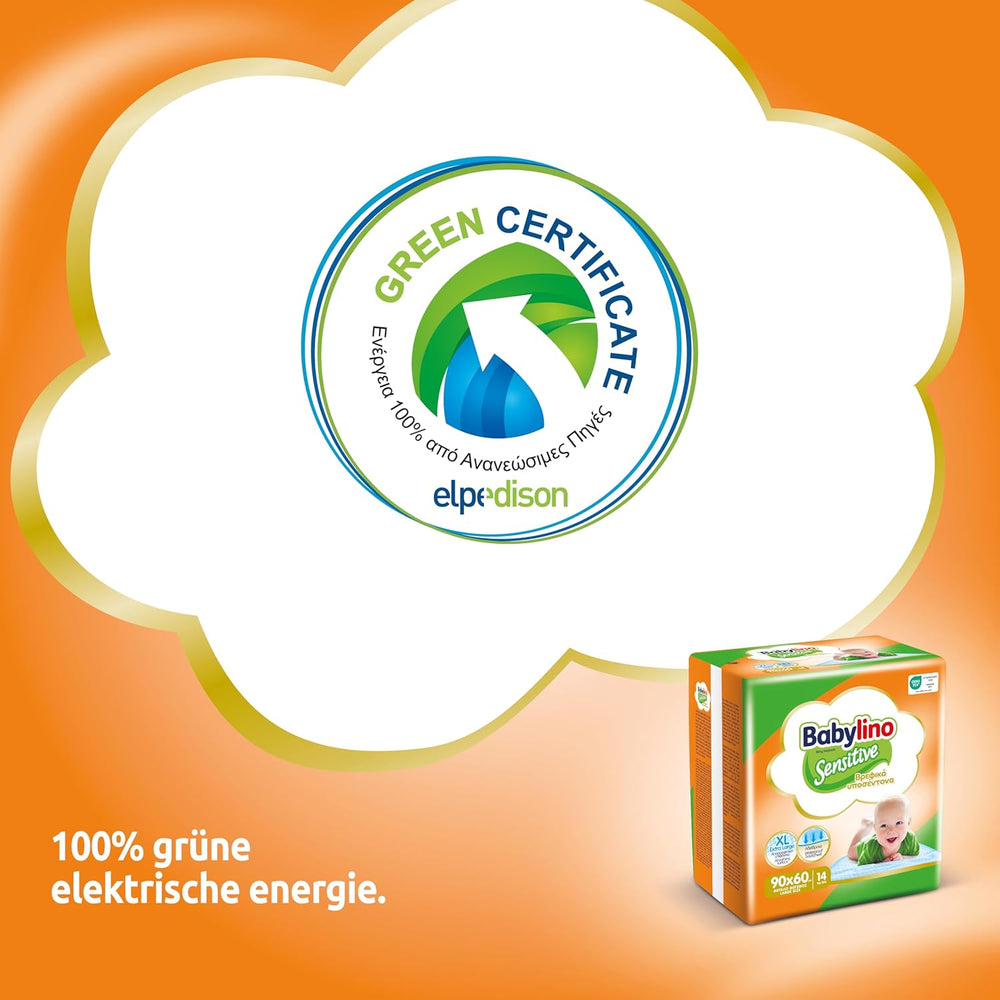 Sensitive nedves törlőkendők, 90 x 60 cm, extra nedvszívó, 14 db