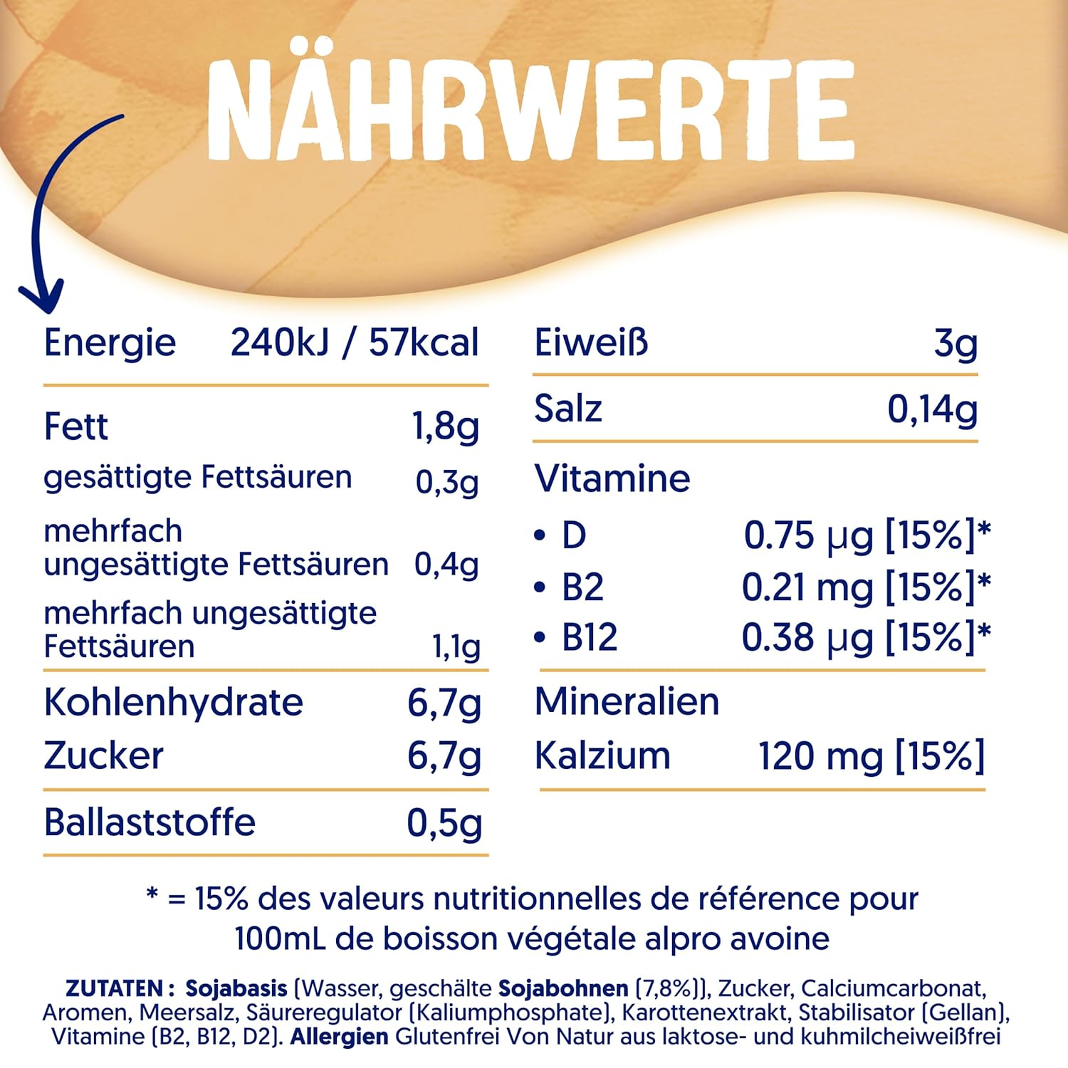 Alpro vaníliás szójatej 8x1L - Vegán és kalciumban gazdag