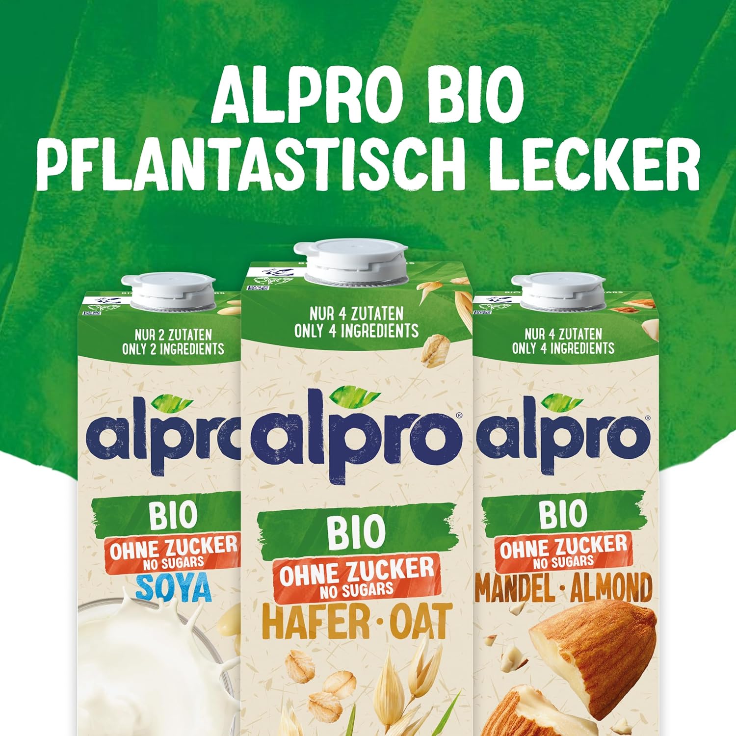 Alpro Bio Haferdrink Cukor nélkül - Növényi ital zabbal