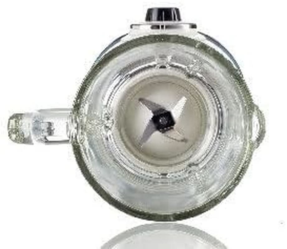 Ariete Vintage 583 Mixer Aus Glas, Retro Multifunknsmixer Mit 4 Klingen, 4 Geschwindigkeiten + Pulse-Funktion, Ice-Crusher Funktion, 1,5 liter Fassungsvermögen, 1000 W, Green Kitchen Naty Shop