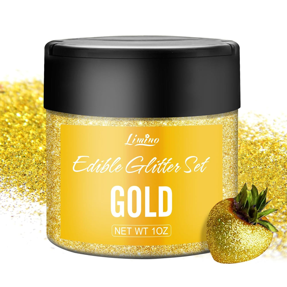 Shimmer Glitter Dust, Ehető Glitter, 30 gramm Naty Shop Gold