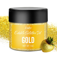 Shimmer Glitter Dust, Ehető Glitter, 30 gramm Naty Shop Gold