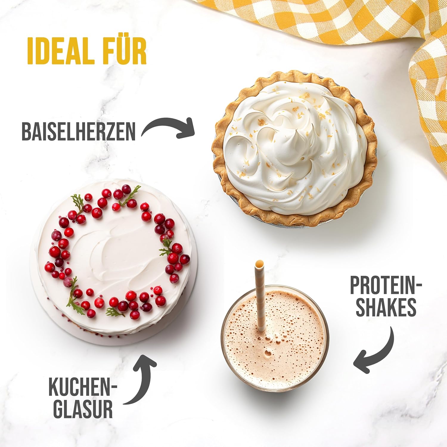 Könnyű finom 100%-os tojásfehérjepor főzéshez és sütéshez