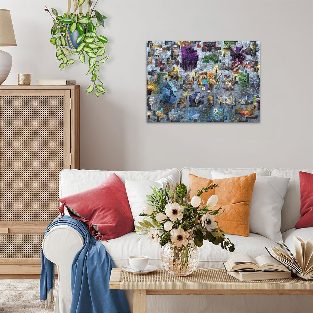 Ravensburger Puzzle 12000422 - Minecraft Mobs - 1000 db Minecraft Puzzle felnőtteknek és 14 év feletti gyerekeknek Puzzle Naty Shop