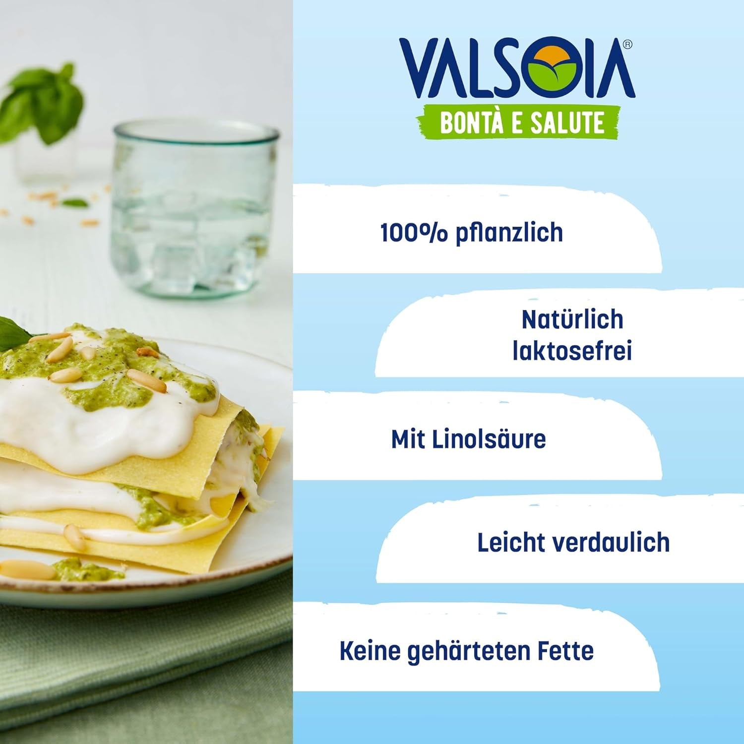 Béchamel kondicionáló, Laktózmentes Béchamel, Sokoldalú főzésben, Ideális vegánoknak és vegetáriánusoknak, 6 x 200 ml