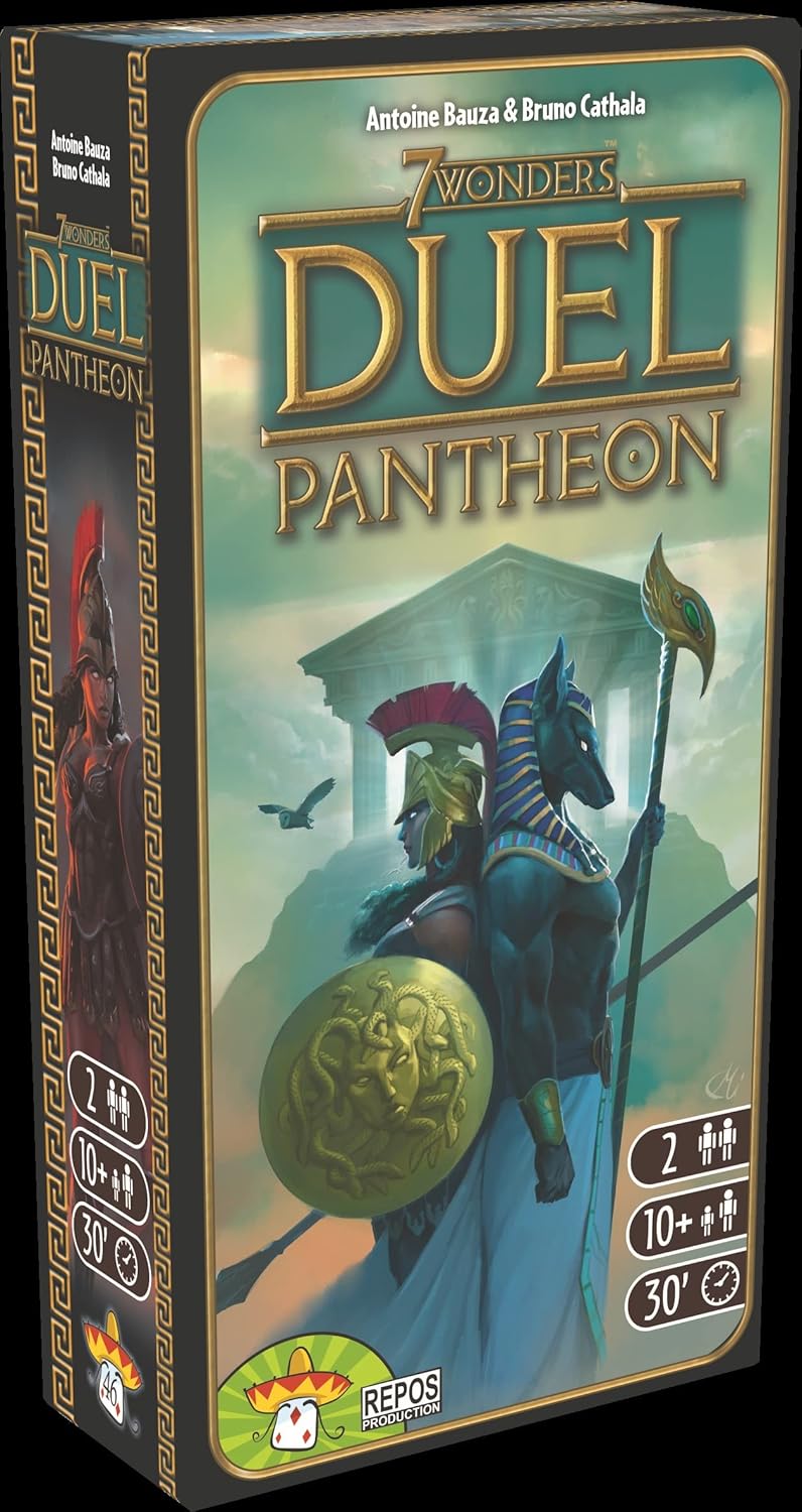 Asmodee 7 Wonders Duel, joc de bază, joc pentru cunoscători, joc de strategie, 2 jucători, vârste 10+, 30 de minute, germană
