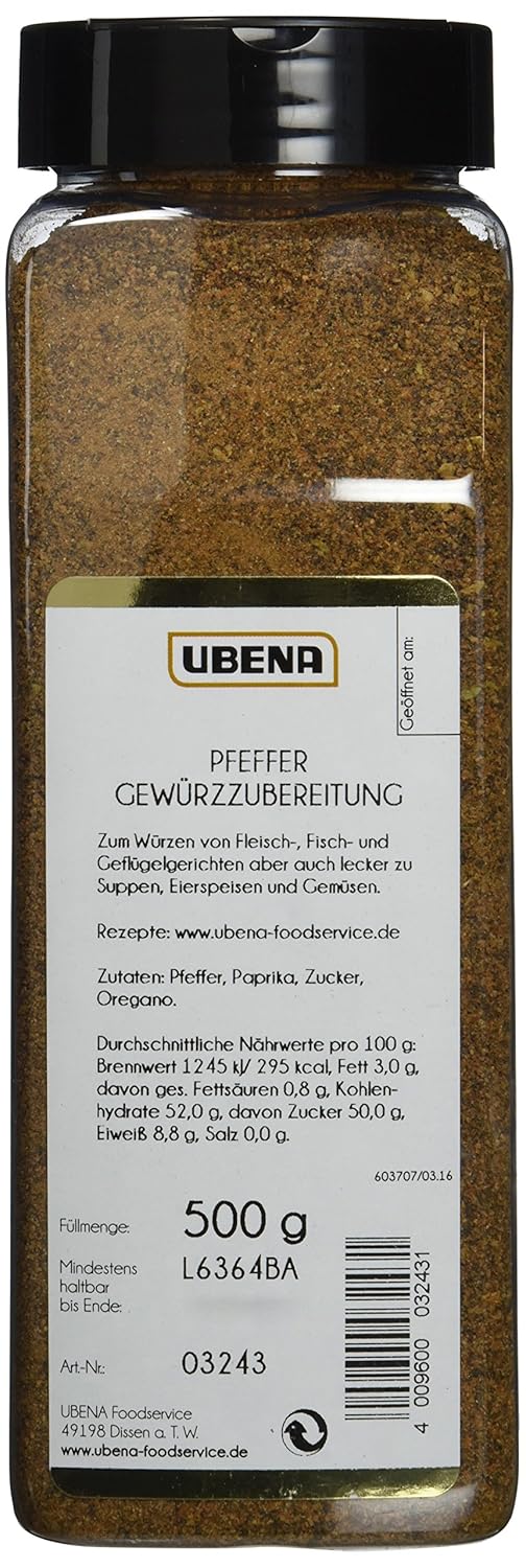 Ubena fűszeres paprika 500 g - Frissesség és minőség