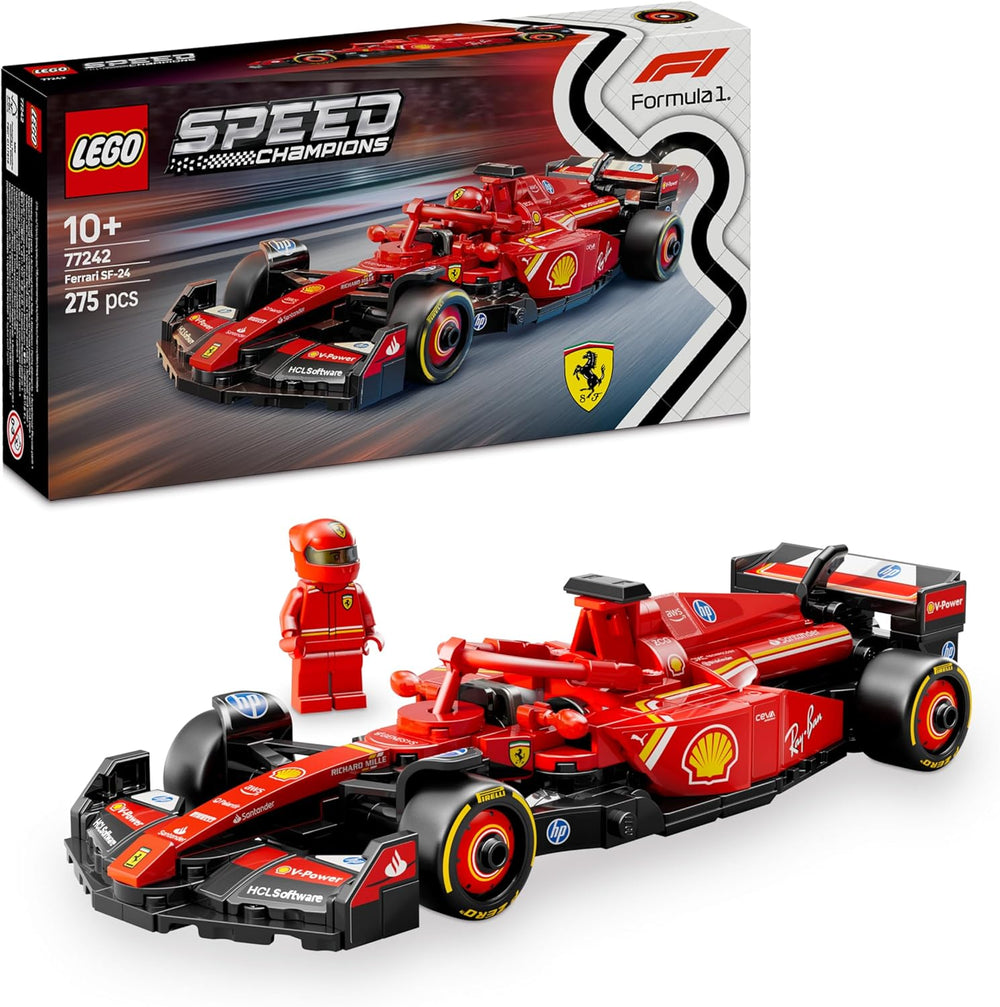 LEGO Speed Champions Mercedes-AMG F1 W15 Rennauto - Spielzeug mit Formel 1 Minifigur - Modell Auto zum Sammeln und Bauen - Geschenk für Jungen & Mädchen ab 10 Jahren oder Erwachsene Fans 77244