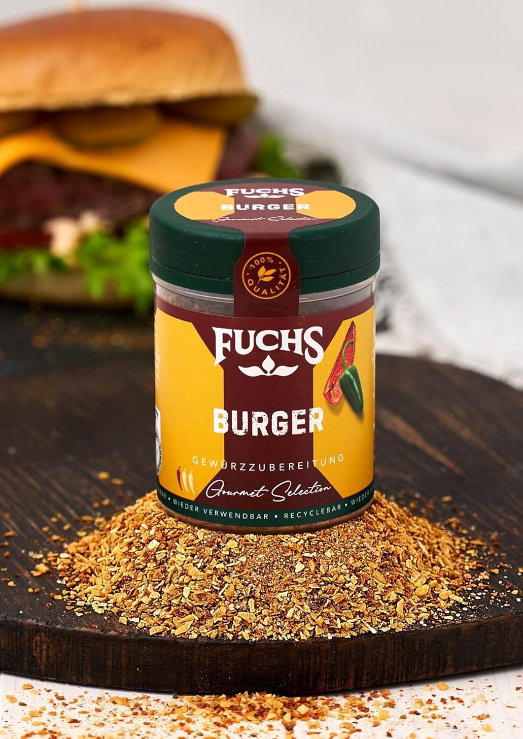 Fuchs Burger fűszerkeverék - Intenzív íz a hamburgerekhez