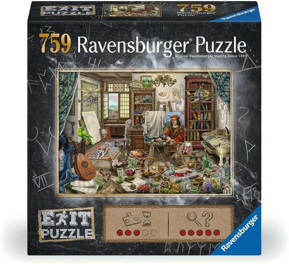 Ravensburger EXIT Puzzle 16782 The Artist's Studio 759 Pieces Puzzle Naty Shop alapértelmezett cím