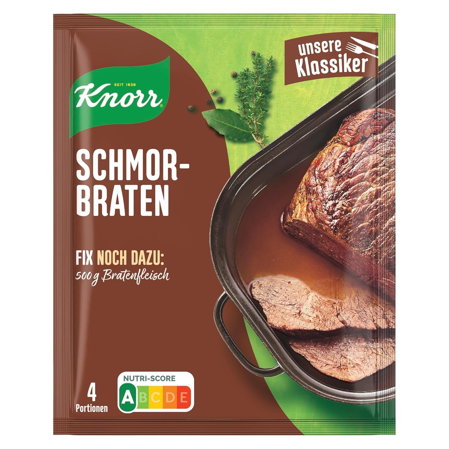 Knorr Fix Pfeffer-Rahm Medaillons 3 Portionen (1 x 35 g) | 35 g (1 csomag)