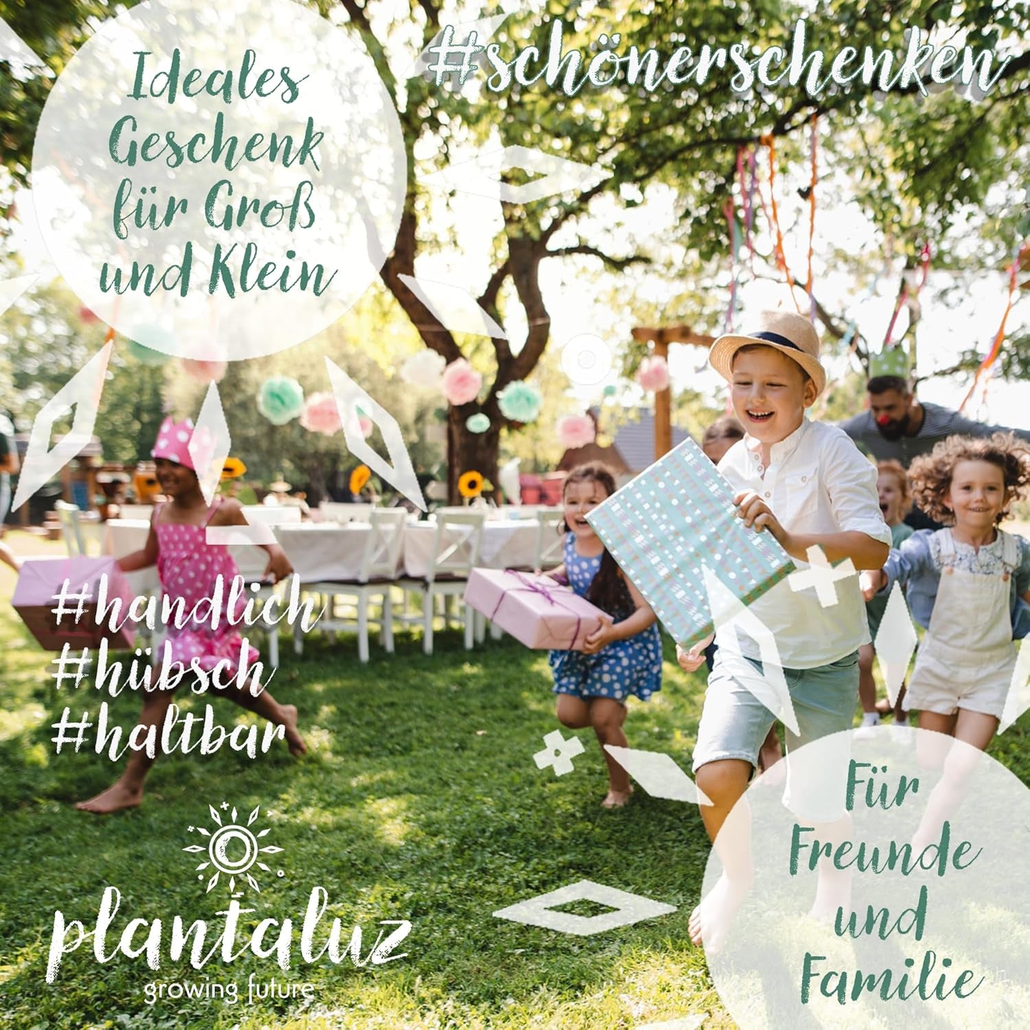 Plantaluz Prémium P03 biomagkészlet – kulináris és gyógynövény magkészlet kerti, erkélyi és beltéri használatra – beleértve. FSC ültetőrudak – mentes beporzott, kezeletlen és GMO-mentes bio magvak