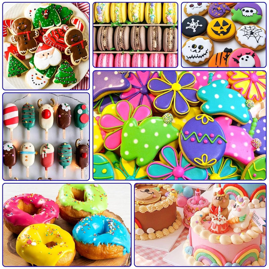 Set 10 coloranti alimentari, lichizi, 10 x 10 ml Naty Shop