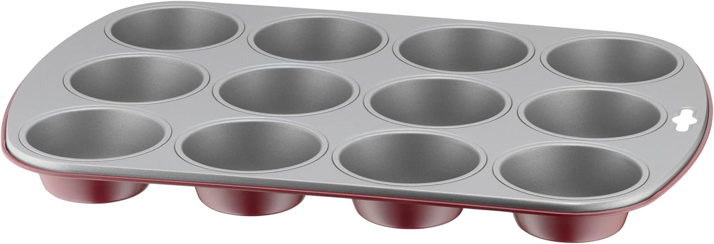 Eredeti Kaiser Classic plus Muffinform Für 12 Muffin, Muffinform Blech 38X27 cm, Antihaftbeschichte, Standardgröße, Cupcake Formen, Muffin Backform, Rot Formák és tepsi Naty Shop Rot