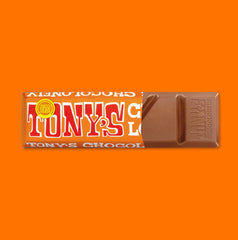 Tony's Chocolonely, tejcsokoládé karamellel és tengeri sóval 47g