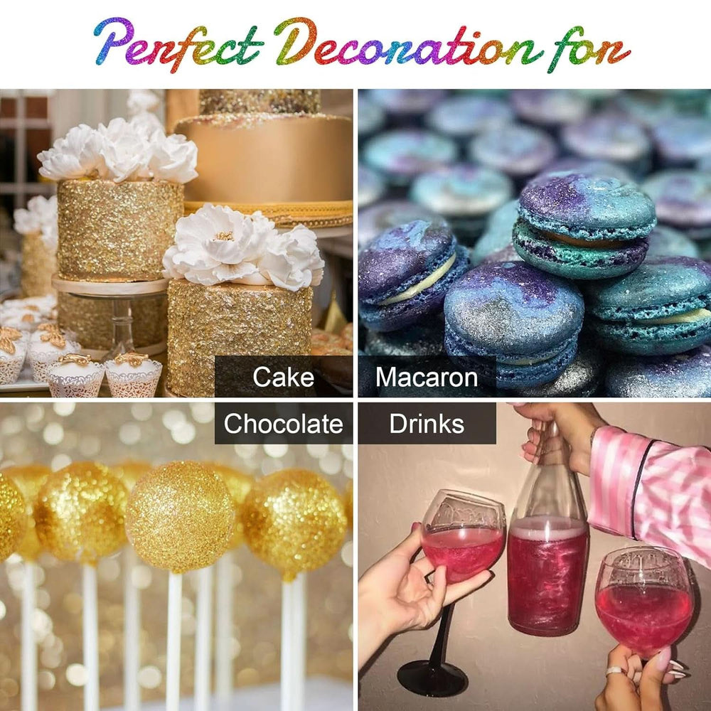 Ehető glitter italokhoz, 4 grammos Glitter Naty Shop