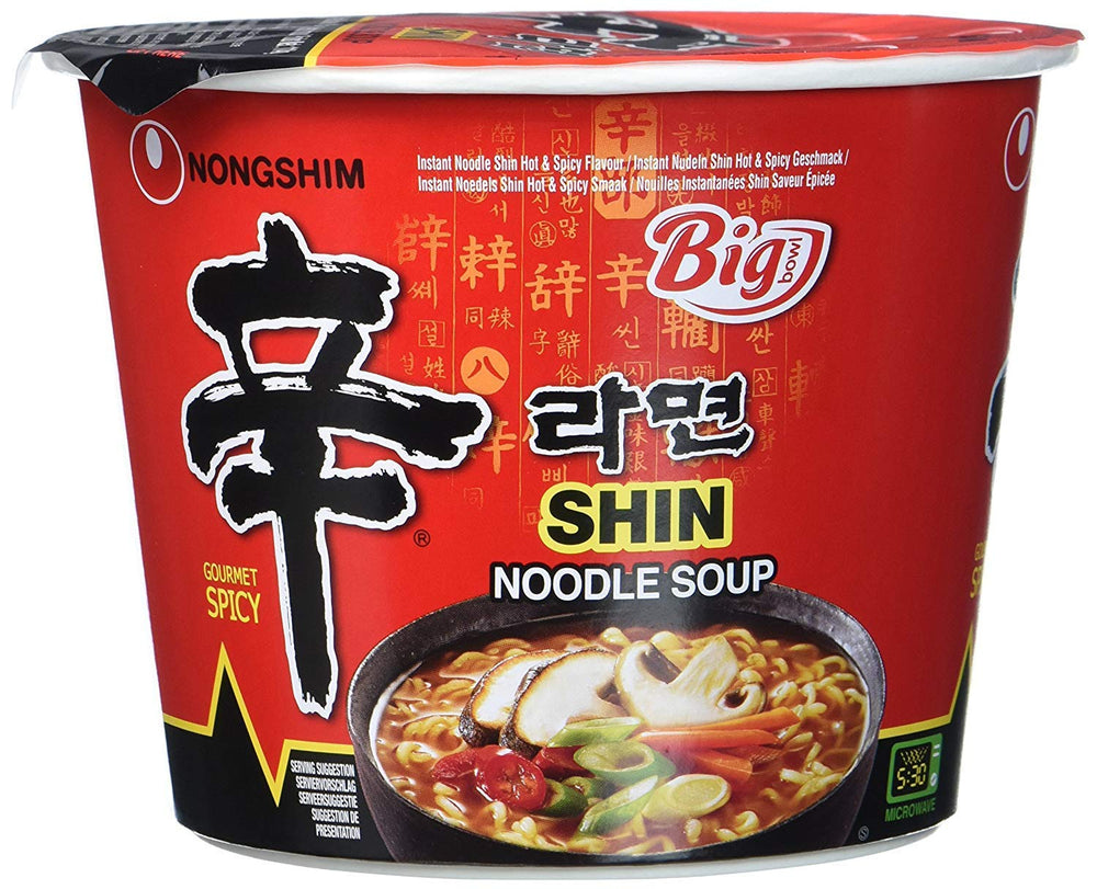 NONGSHIM - Soon Veggie Ramyun instant tészta - 6 x 112 g - Több csomag