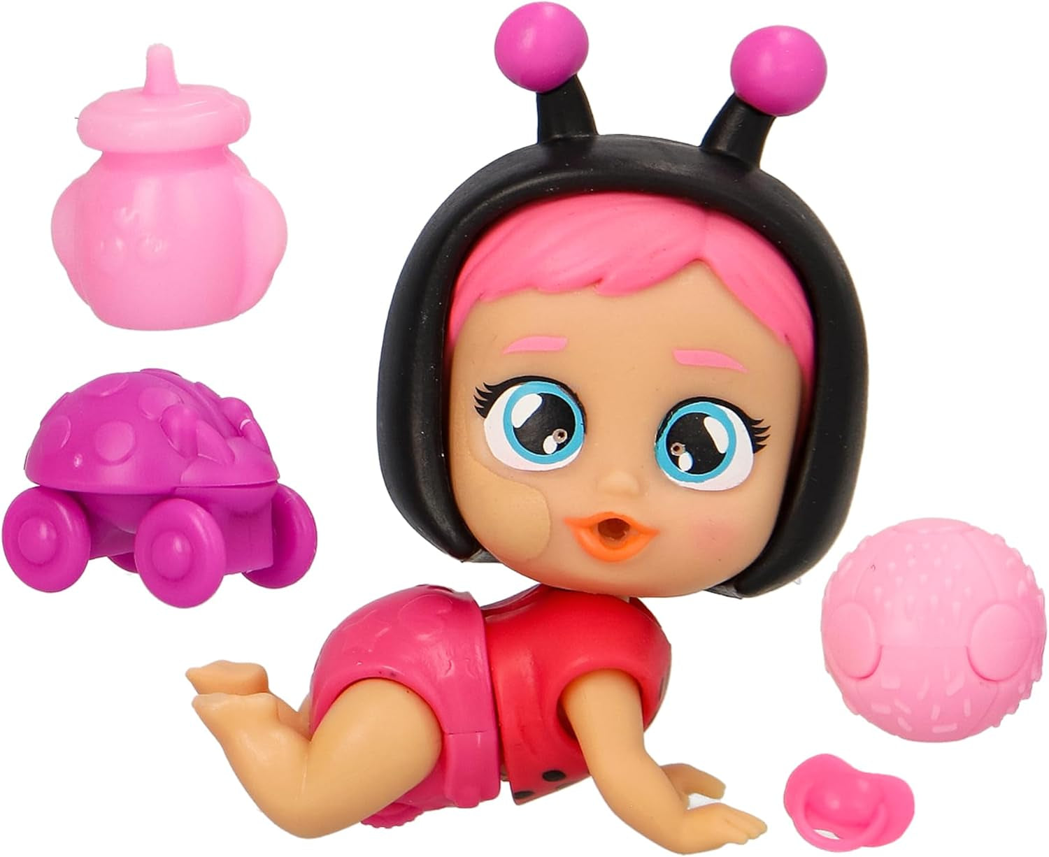 Cry Babies Playtime Day Care Lady, Puppenhaus Day Care Babies mit einem großen interaktiven Zubehör, sie weinen echte Tränen, Werden zufällig gesendt, für Kinder 4 bis 6 Jahre
