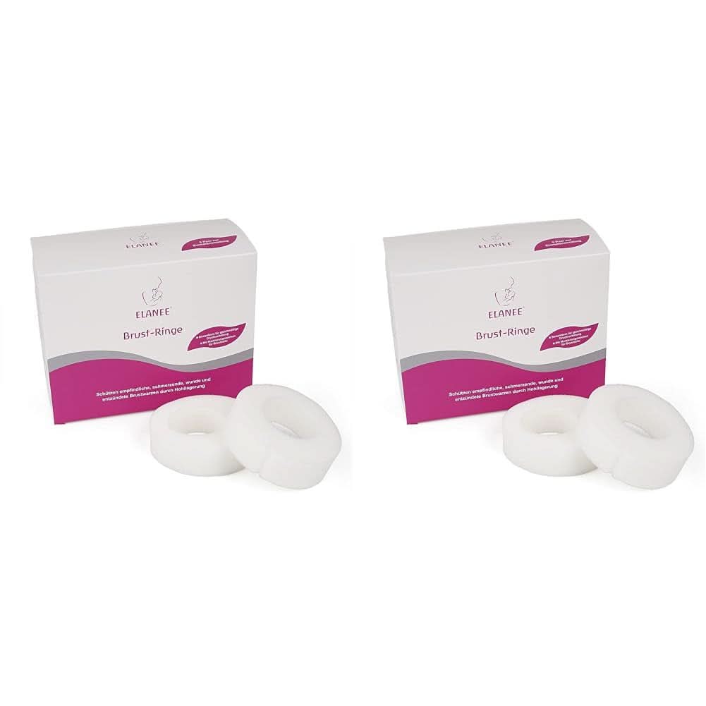 ELANEE Brust-Ringe, Schutz Der Brustwarze Bh-Kontakt Durch Hohllagerung, Ideal Bei Wunden, Entzündeten Brustwarzen Durch Stillen, 10 Stück (222-00) Kiegészítők Élelmiszer és szoptatás Bebe Naty Shop 10 Stück (2 Er Pack)