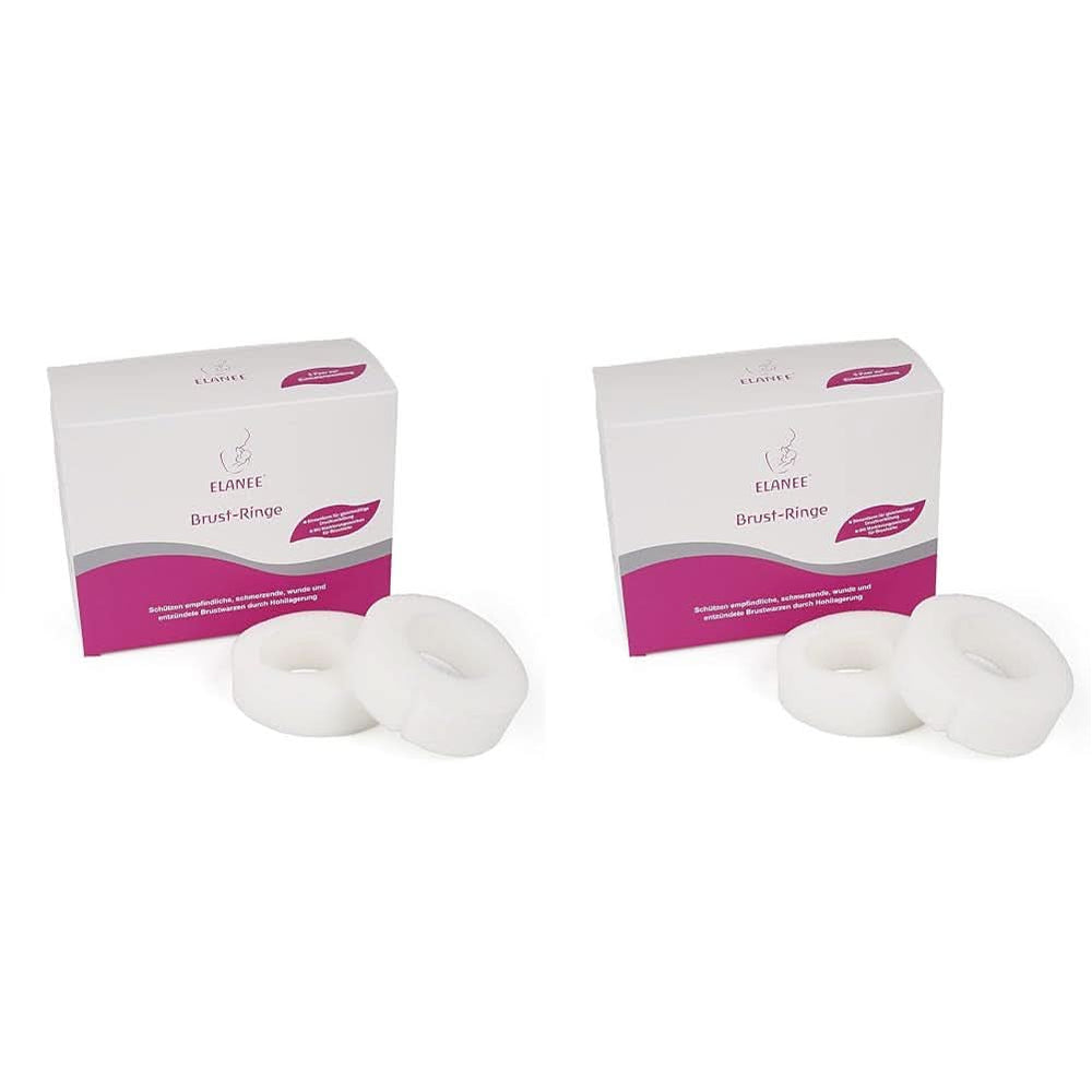 ELANEE Brust-Ringe, Schutz Der Brustwarze Bh-Kontakt Durch Hohllagerung, Ideal Bei Wunden, Entzündeten Brustwarzen Durch Stillen, 10 Stück (222-00) Kiegészítők Élelmiszer és szoptatás Bebe Naty Shop 10 Stück (2 Er Pack)