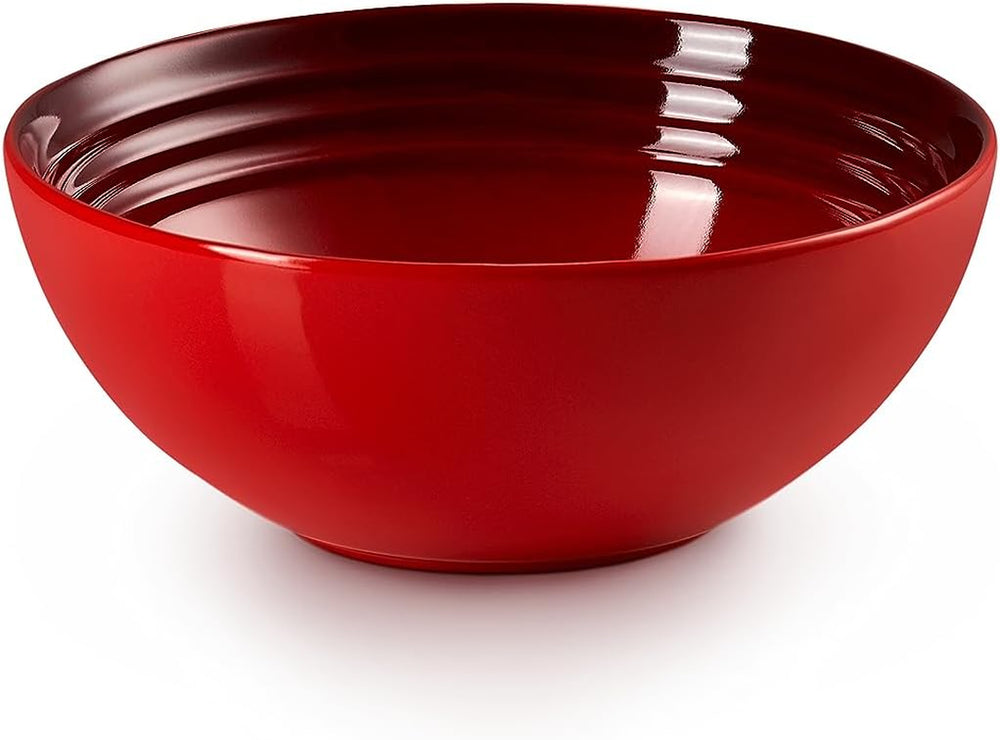 Set de veselă Le Creuset din gresie, 12 piese, roșu cireș, 79351000607081