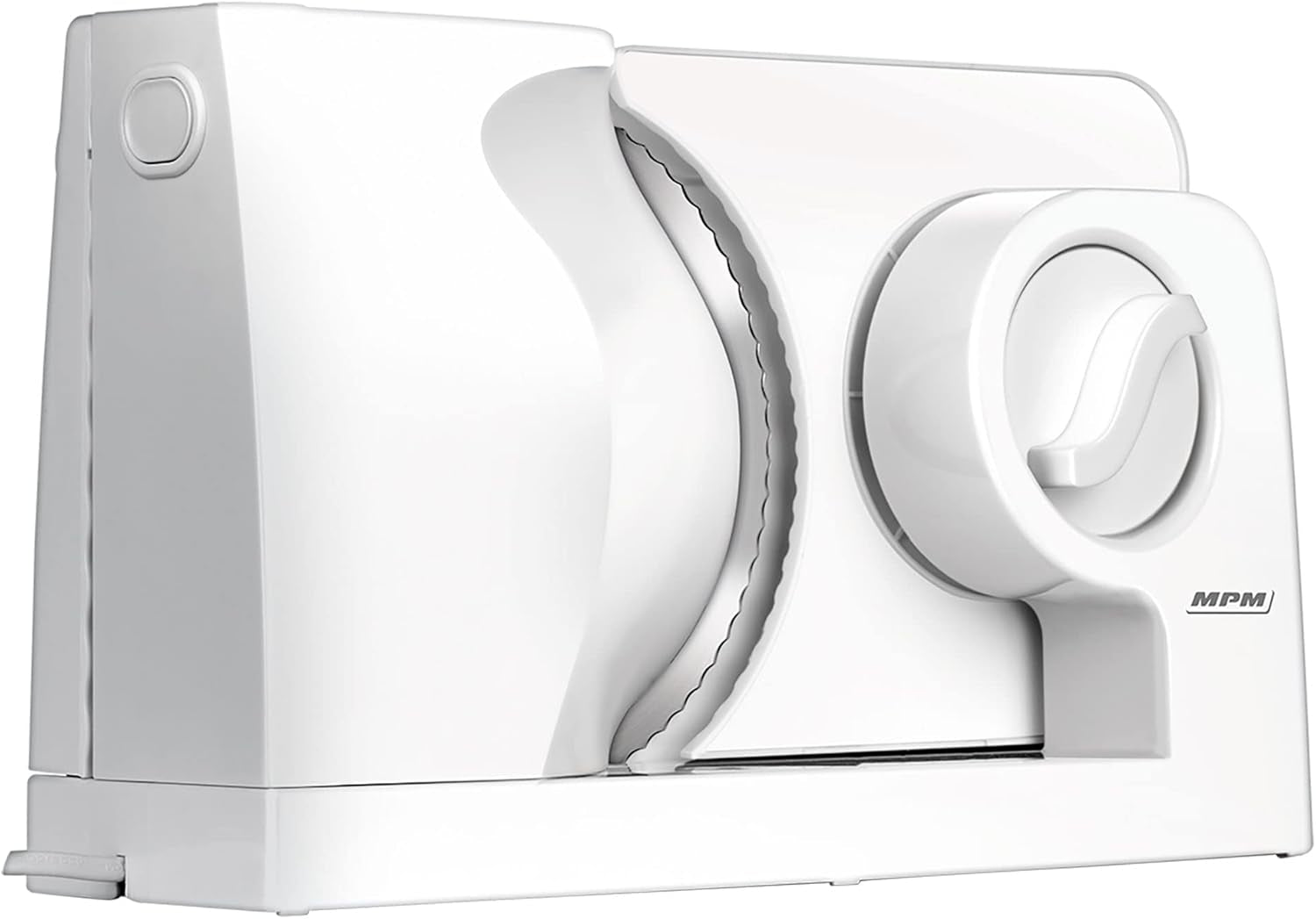 MPM MKR-05 Univerzális elektromos szeletelő, állítható vágási vastagság 15 mm-ig, 150 W Aprítók és szeletelők Naty Shop Alapértelmezett cím