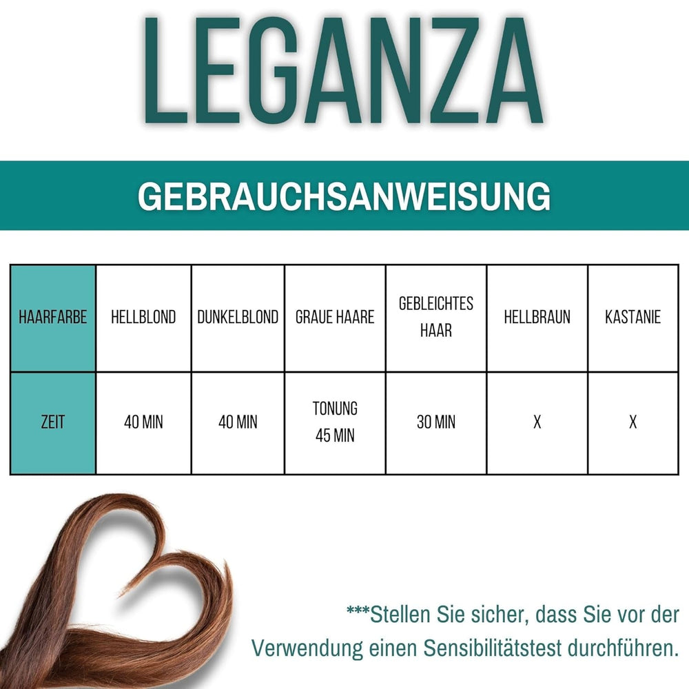 Leganza Natural Balm Hair Dye Colour 71 Café Latte | Vopsea de păr fără amoniac | Îmbogățită cu 7 uleiuri naturale | 150 ml Vopsea pentru par Naty Shop