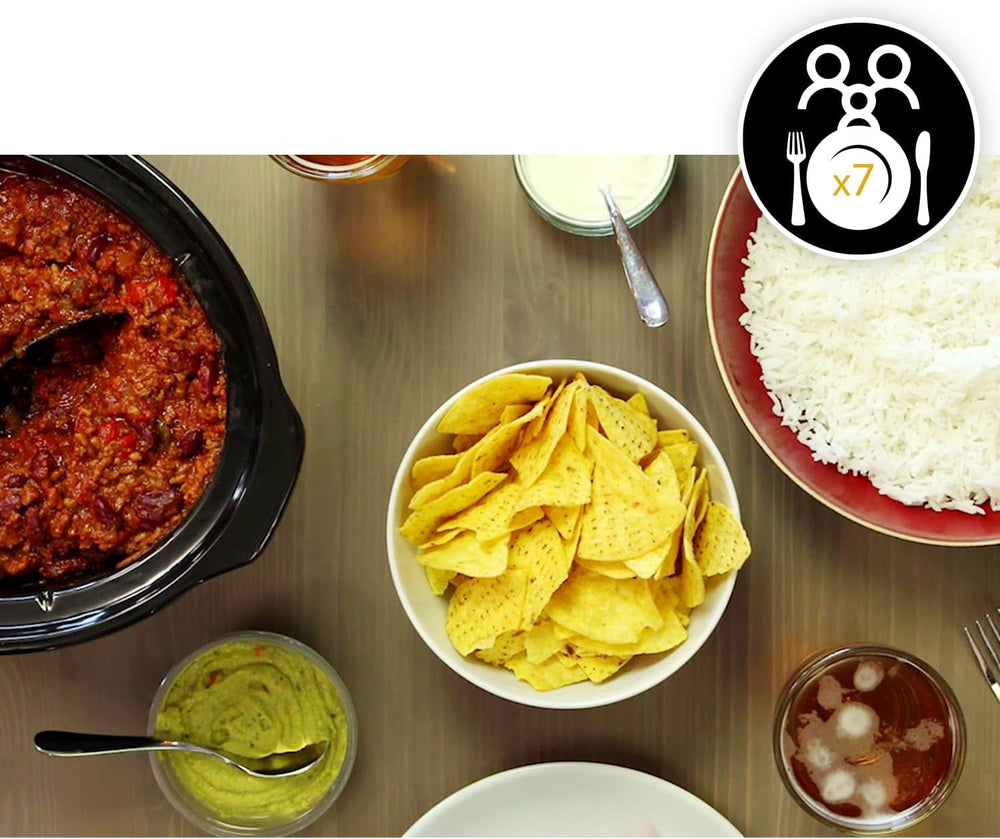 Crockpot, Lassú tűzhely elektronikus, 5,7 L (5-6 fő) Slow Cooker Naty Shop