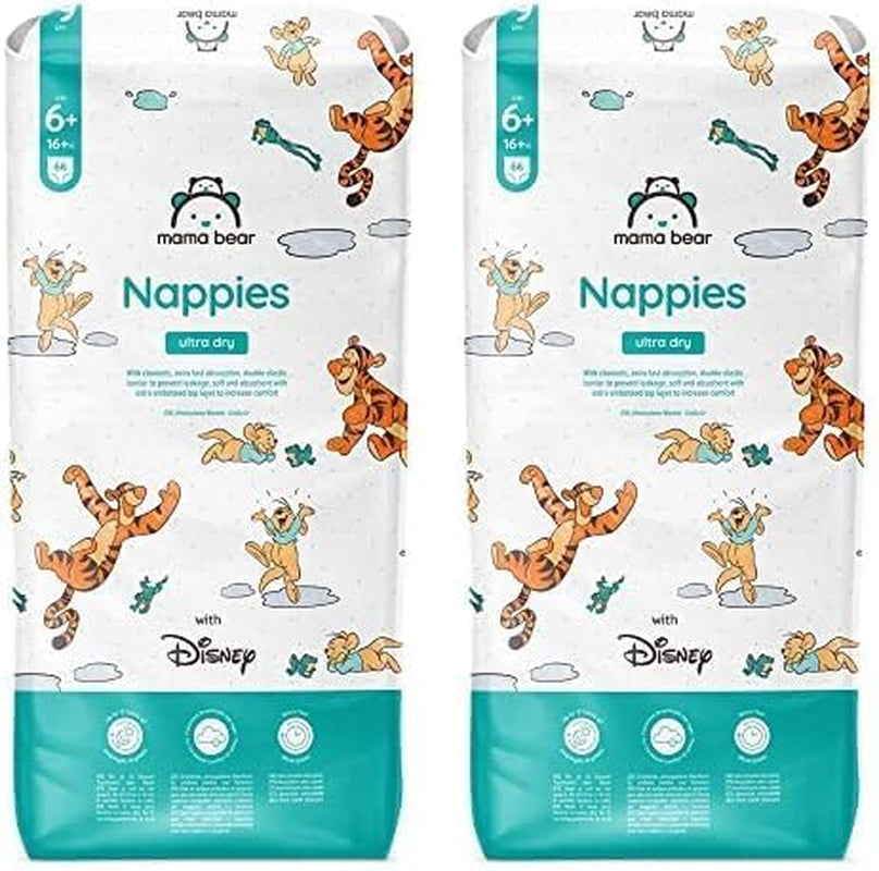 Amazon márka: Mama Bear Disney Ultra Dry pelenkák, 3-as méret (4-9 kg) - Havi doboz, fehér, 172 darab (2 86 darabos csomag)