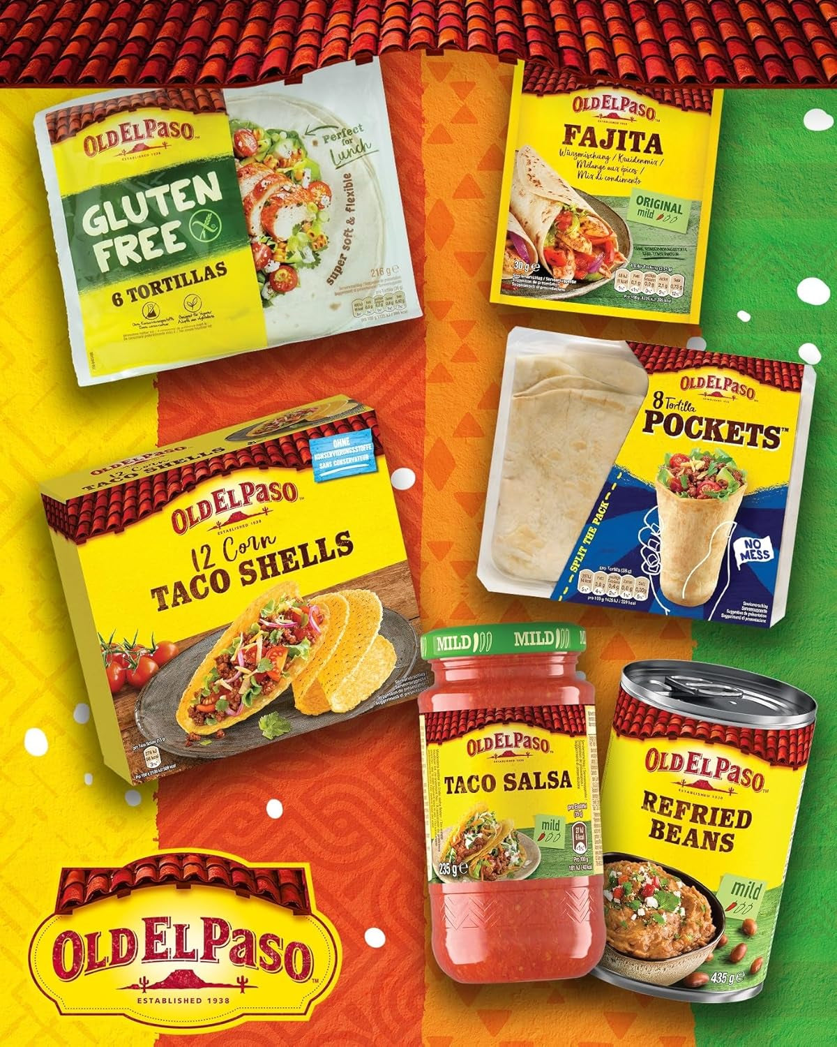 Old El Paso Guacamole Würzmischung – Fertiger Gewürzmix für einen Avocado-Dip – 1 x 20 g