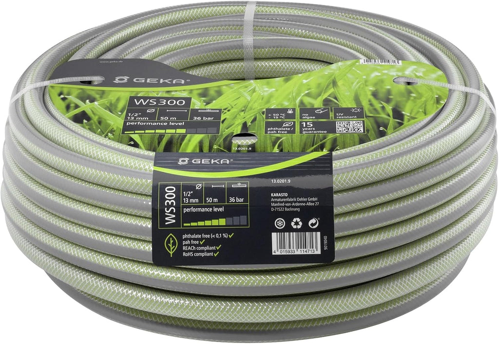 plus furtun de apă WS400 (lungime aprox. 25 metri, construcție furtun cu 5 straturi, materiale de înaltă calitate, rezistent la presiune și stabil dimensional) 13.0210.9