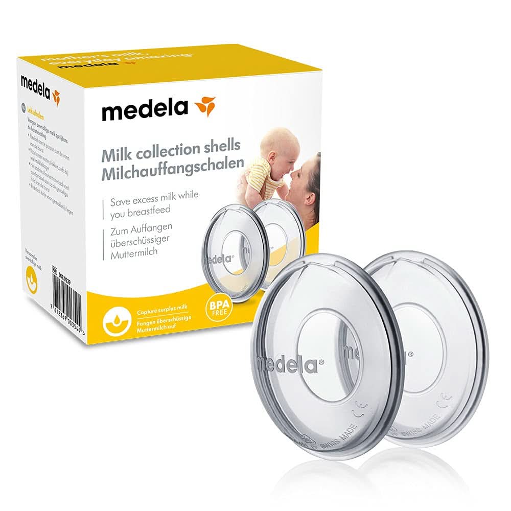 Medela Milk Collection kagylók - BPA-, Puha, rugalmas szilikonból, 2 db-ot tartalmaz Kiegészítők Étel és Szoptatás Bebe Naty Shop
