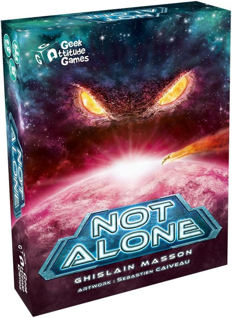 Asmodee Not Alone – Fekete: Stratégiai játék: Space Survival – Társasjáték – 2-7 játékos részére – 10 év feletti korosztály