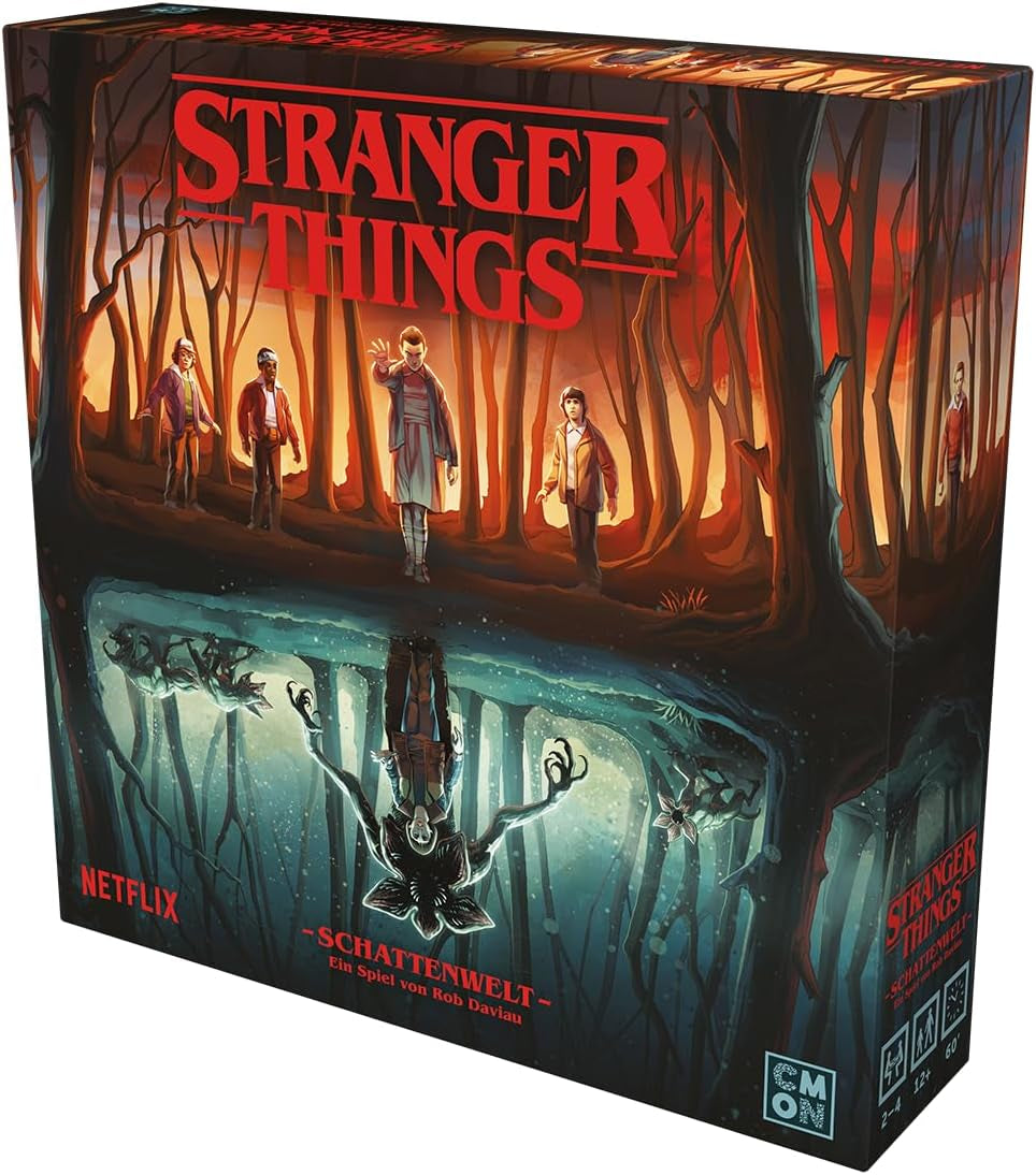 Stranger Things: Árnyékvilág, Szakértői játék, Társasjáték, 2-4 játékos, 12 éven felüliek, 60 perc, Német, Többszínű, Színes