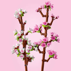 LEGO Botanicals Cherry Blossoms - Építhető művirágok - Asztali díszek gyerekeknek - Virágcsokor kiállításhoz - Ajándék nőknek és férfiaknak 8 éves kortól - Botany Collection 40725 Építőkészletek Besuche den LEGO-Store