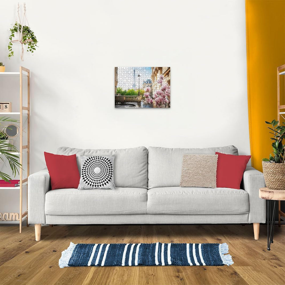 Ravensburger Puzzle 12000366 - Primăvara la Paris - puzzle jigsaw de 500 de piese pentru adulți și copii de peste 12 ani Puzzle Naty Shop