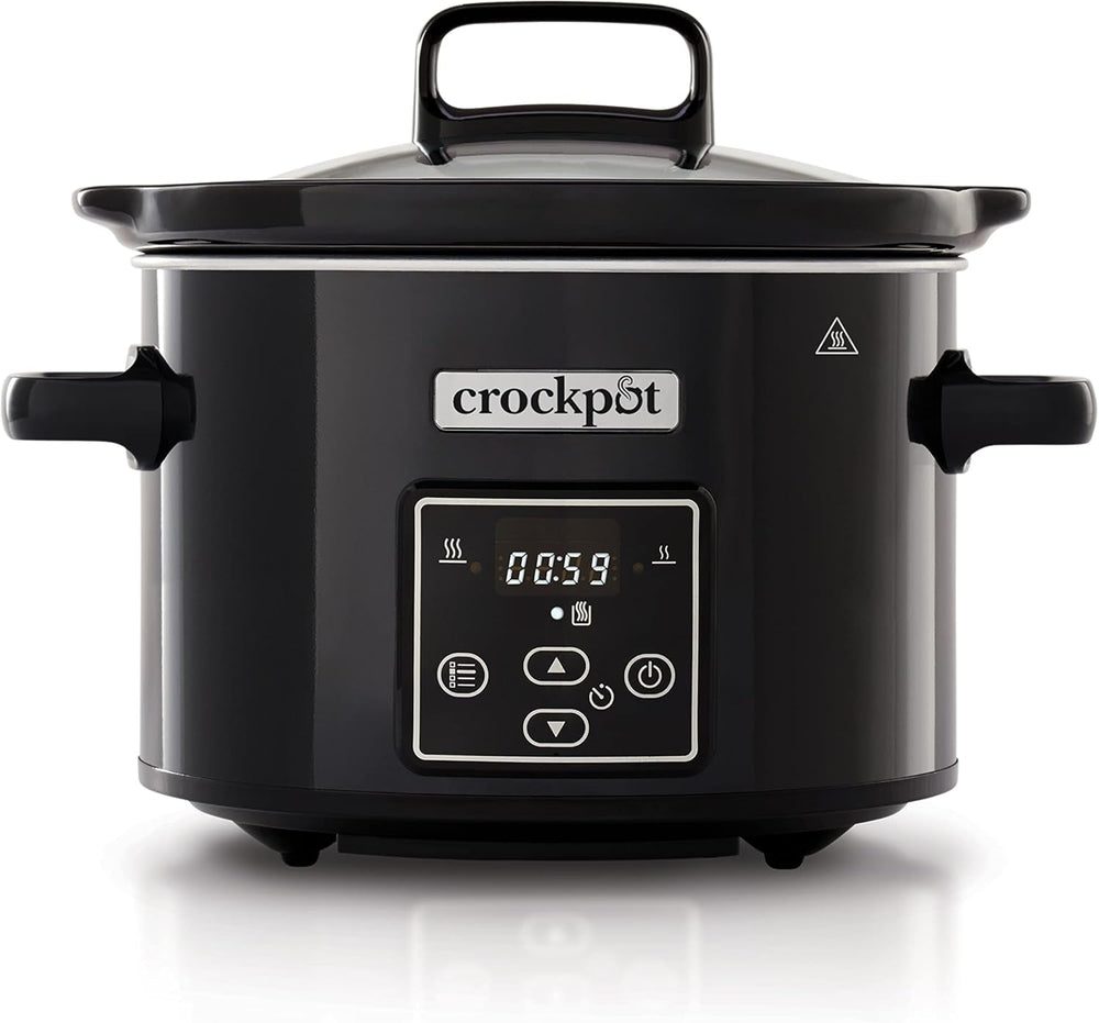 Lassú tűzhely digitális Crockpot, melegen tartás funkció, 2,4 liter (1-2 fő) Slow Cooker Naty Shop Alapértelmezett cím